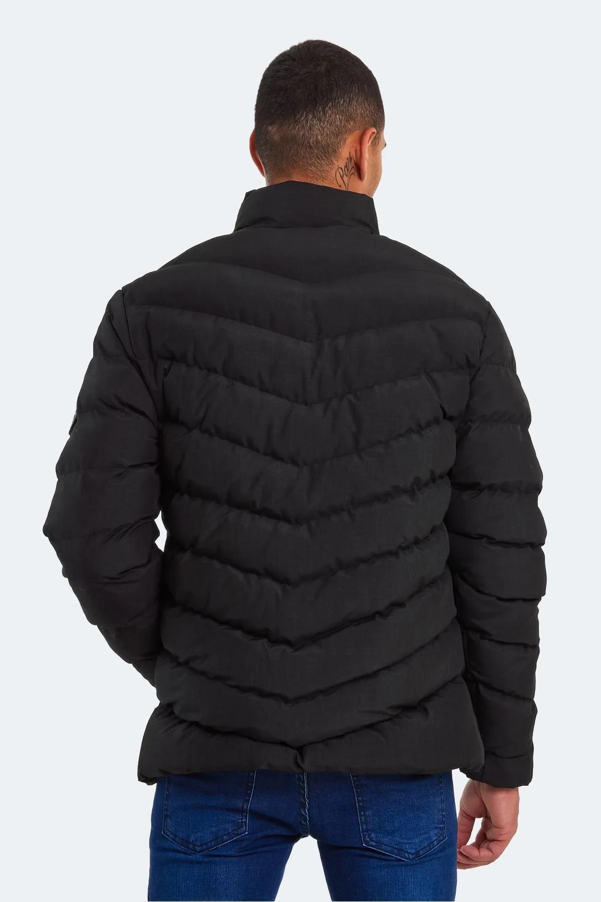 Slazenger Head New Erkek Puffer Şişme Mont Siyah