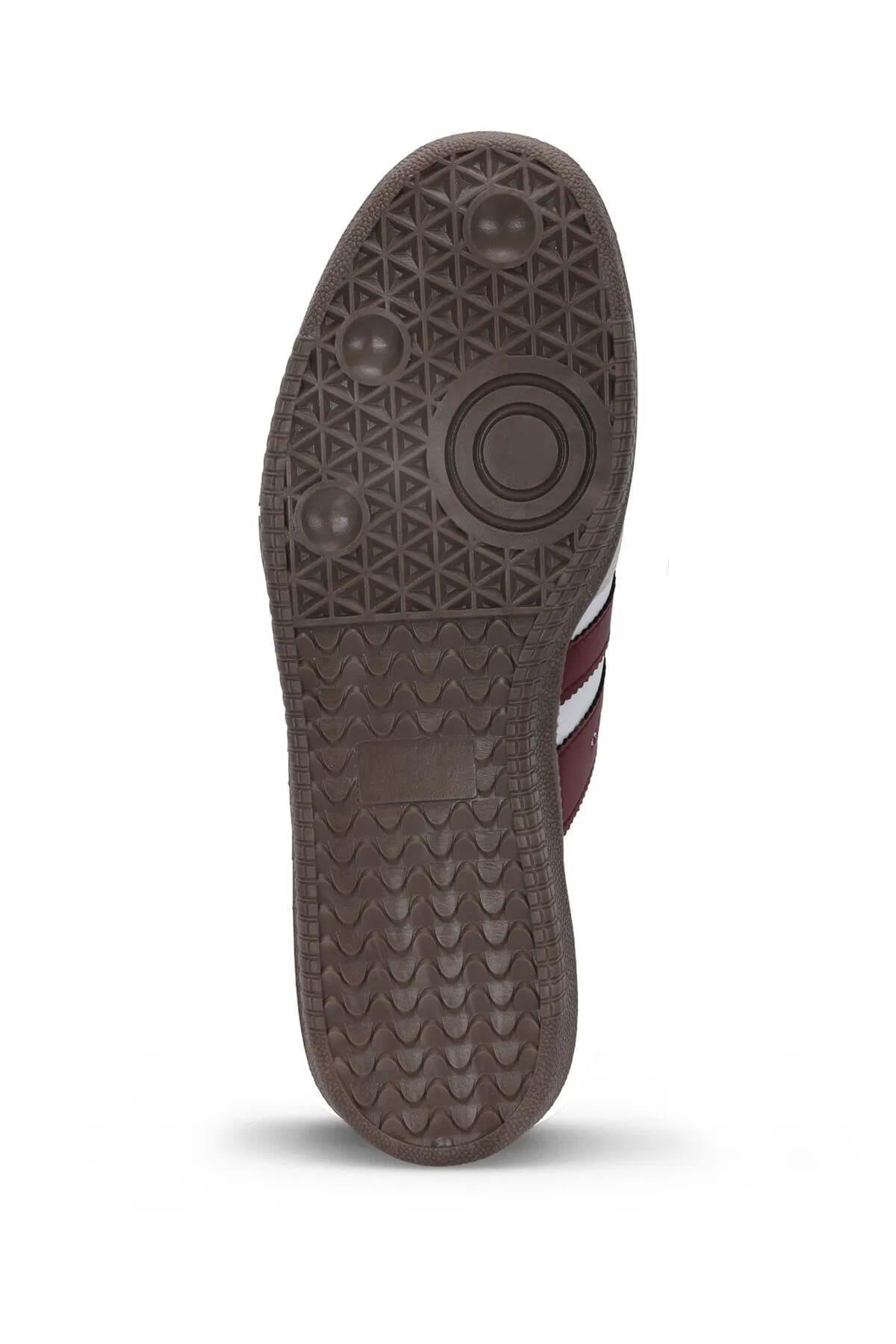 Slazenger INDIA Unisex Beyaz Bordo Sneaker Günlük Spor Ayakkabı