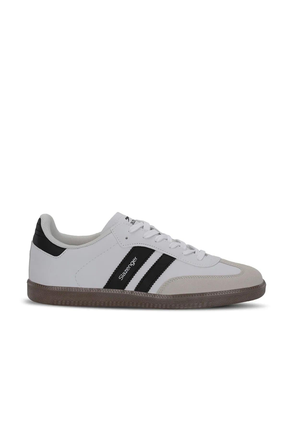 Slazenger INDIA Unisex Beyaz Siyah Sneaker Günlük Spor Ayakkabı