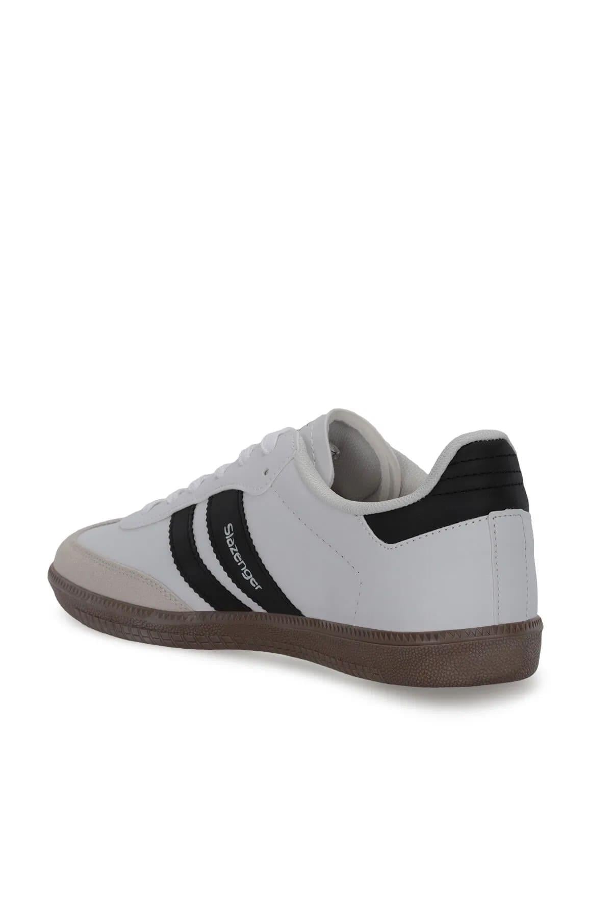 Slazenger INDIA Unisex Beyaz Siyah Sneaker Günlük Spor Ayakkabı