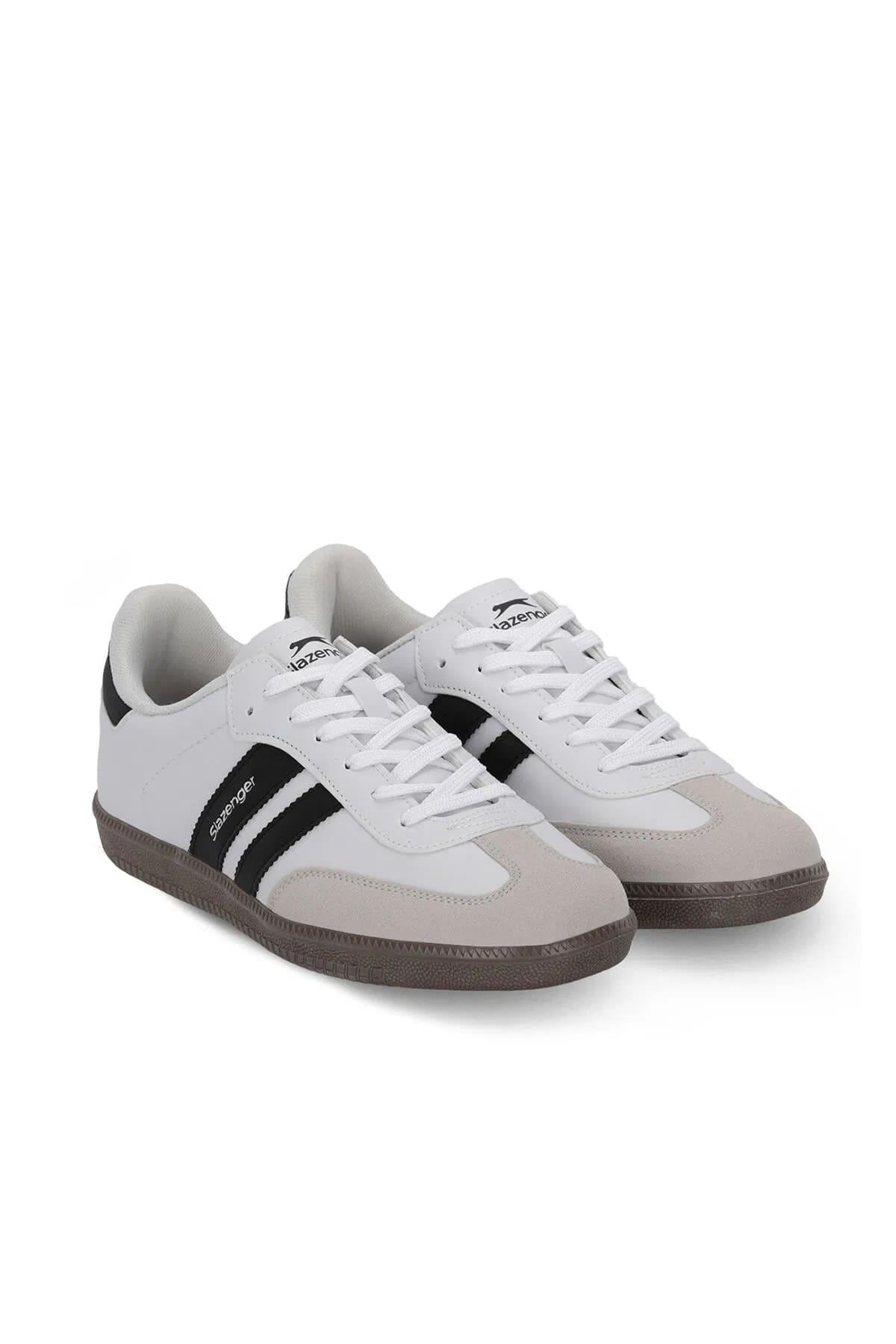 Slazenger INDIA Unisex Beyaz Siyah Sneaker Günlük Spor Ayakkabı