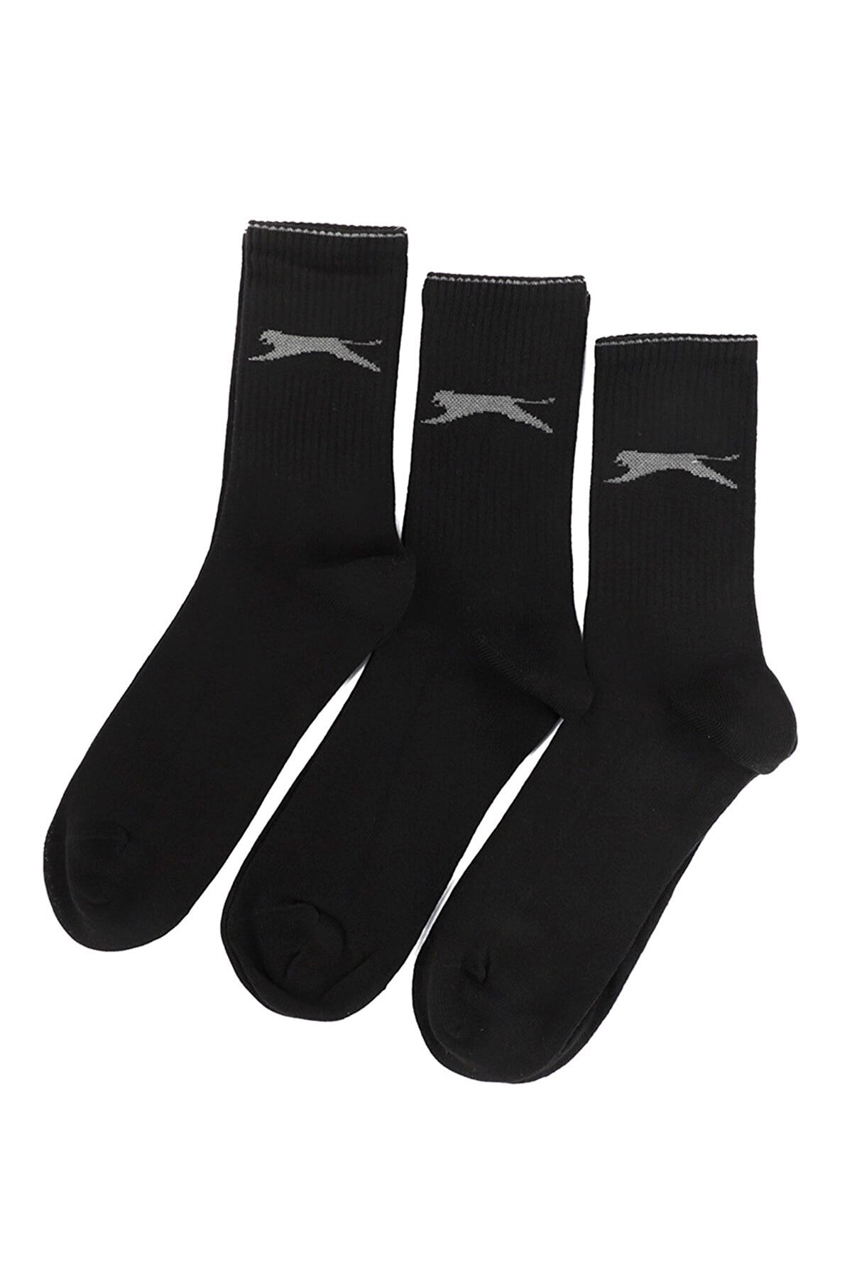 Slazenger Jago Unisex Spor Çorap Siyah 3 lü Paket