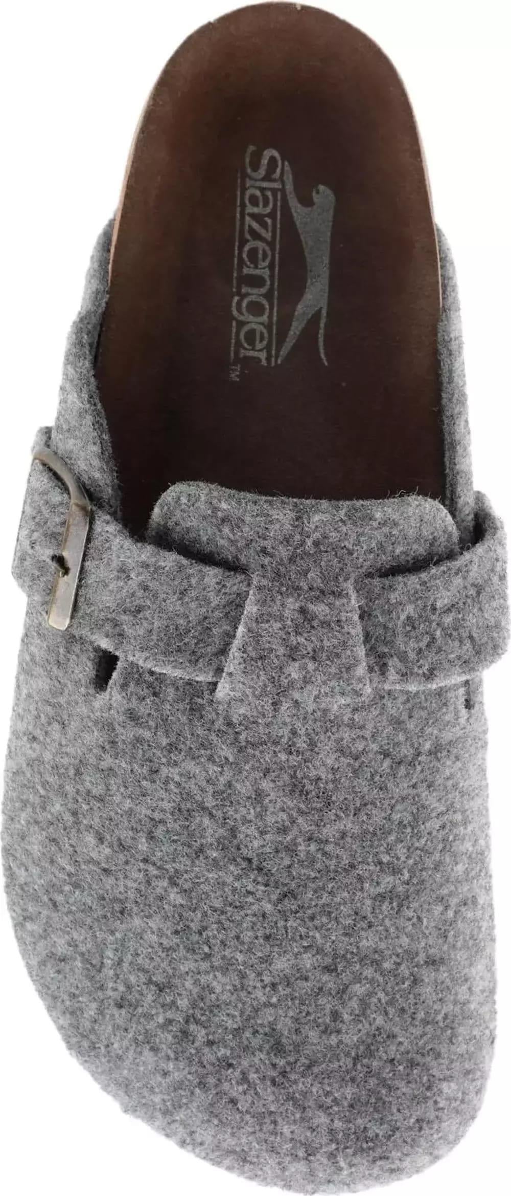 Slazenger Leo In Erkek Gri Keçe Ev Terlik