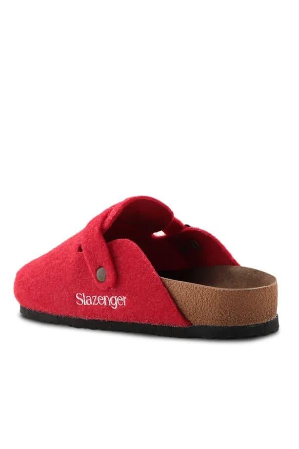 Slazenger Leo Kadın Kırmızı Keçe Ev Terlik