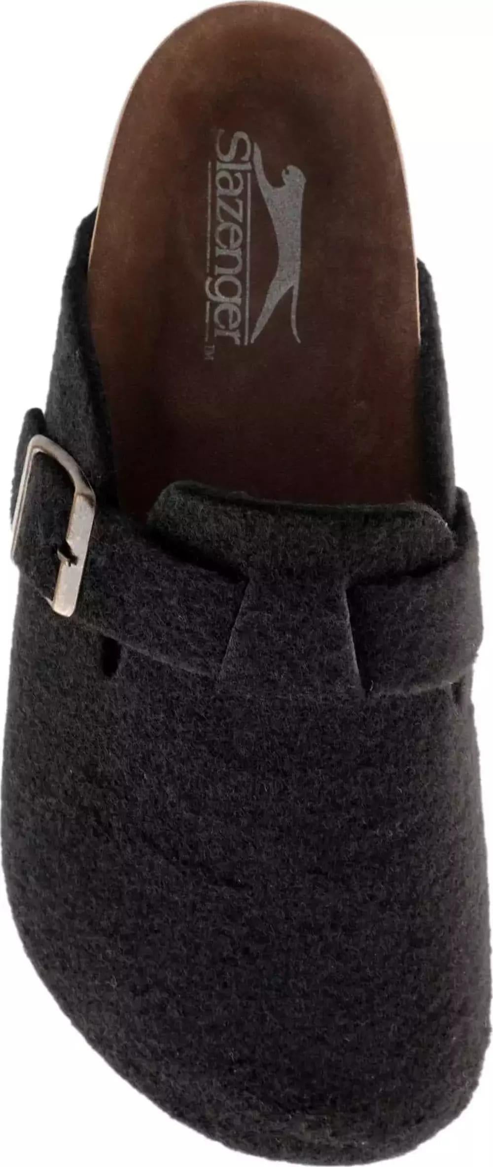 Slazenger Leo Kadın Siyah Keçe Ev Terlik
