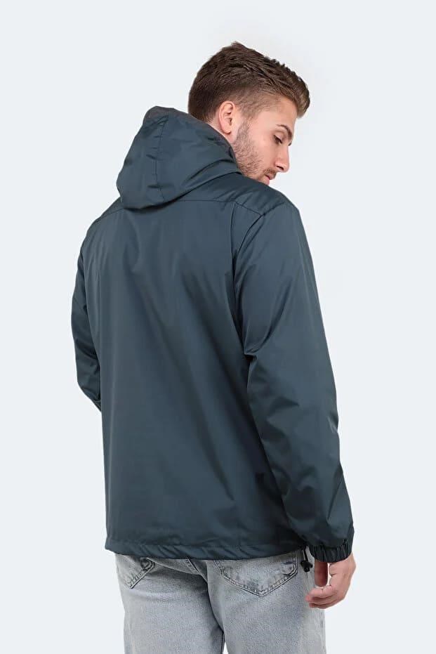 Slazenger OFANS Yağmurluk Rüzgarlık Erkek Mont Petrol