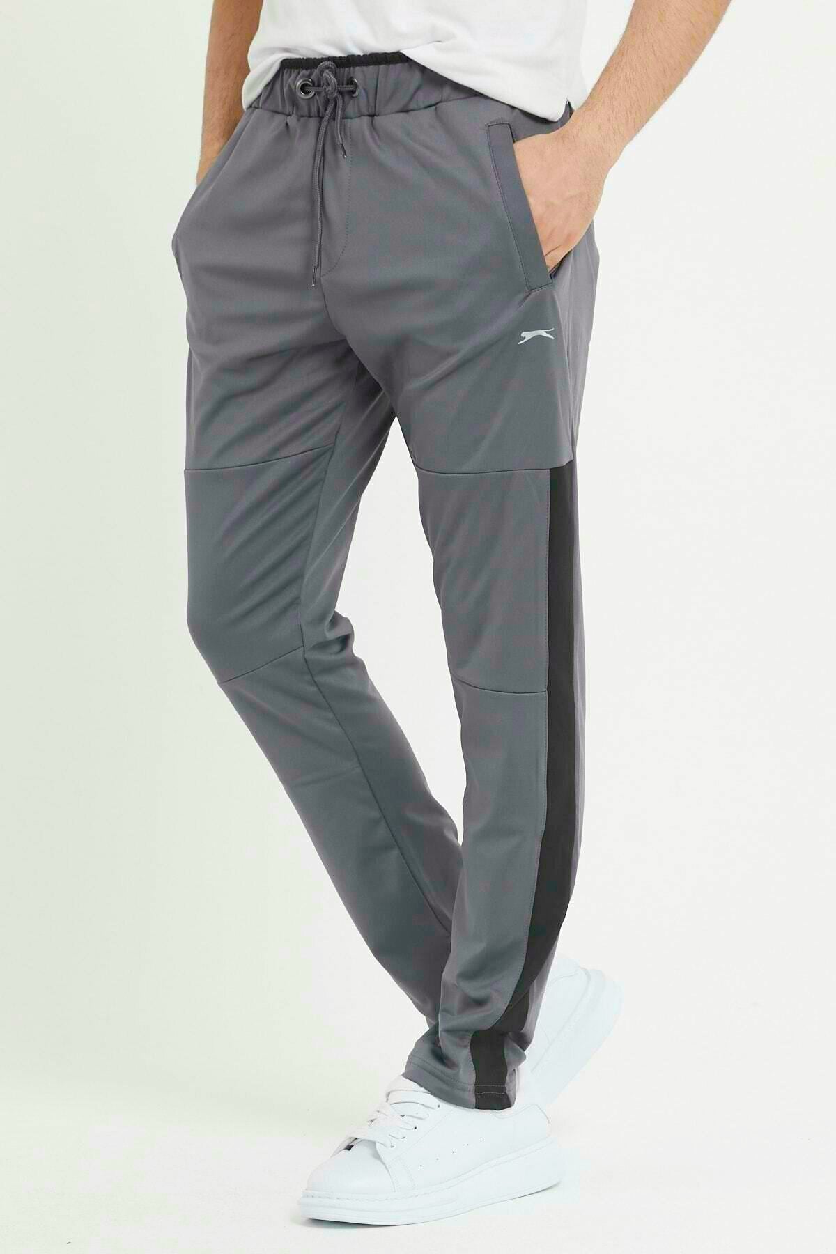 Slazenger Oxford Koyu Gri Erkek Eşofman Altı ST21PE125-230