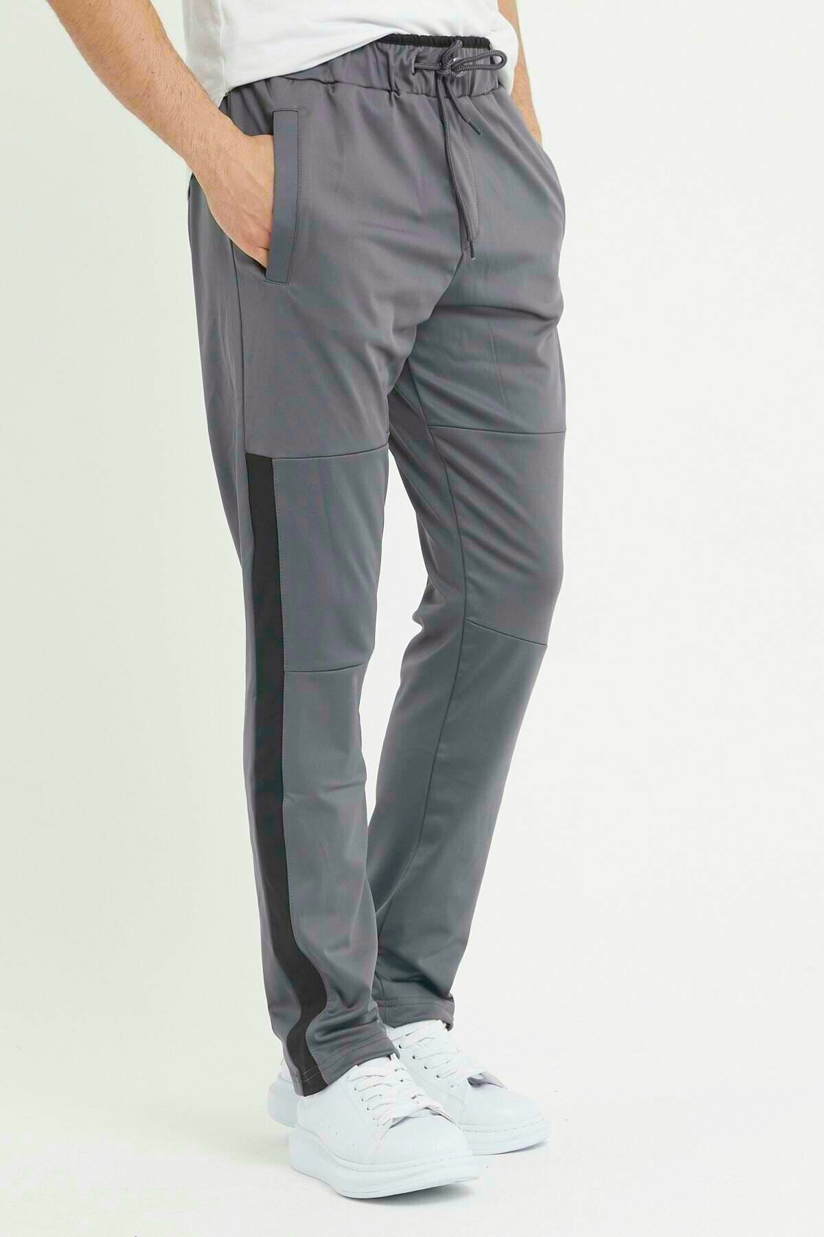Slazenger Oxford Koyu Gri Erkek Eşofman Altı ST21PE125-230