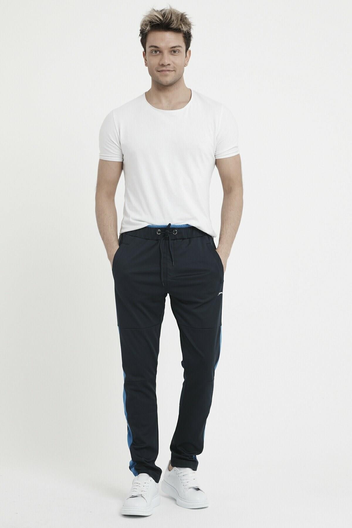 Slazenger Oxford Lacivert Mavi Erkek Eşofman Altı ST21PE128-400