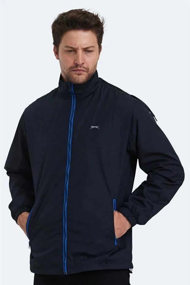 Slazenger RAREN Yağmurluk Rüzgarlık Erkek Mont Lacivert