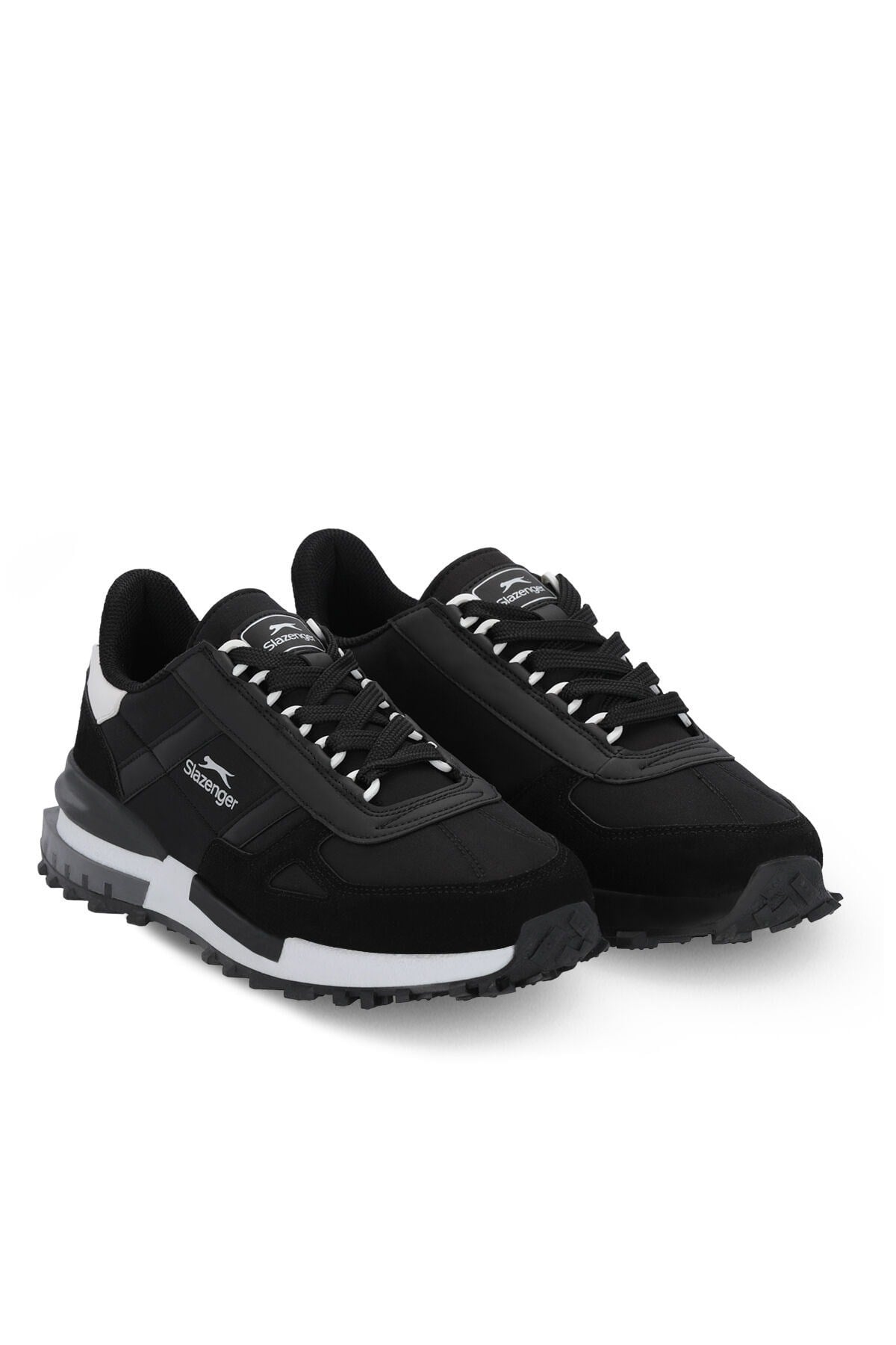 Slazenger Skate Siyah Beyaz Koşu & Yürüyüş Spor Ayakkabısı SA16RE022-510