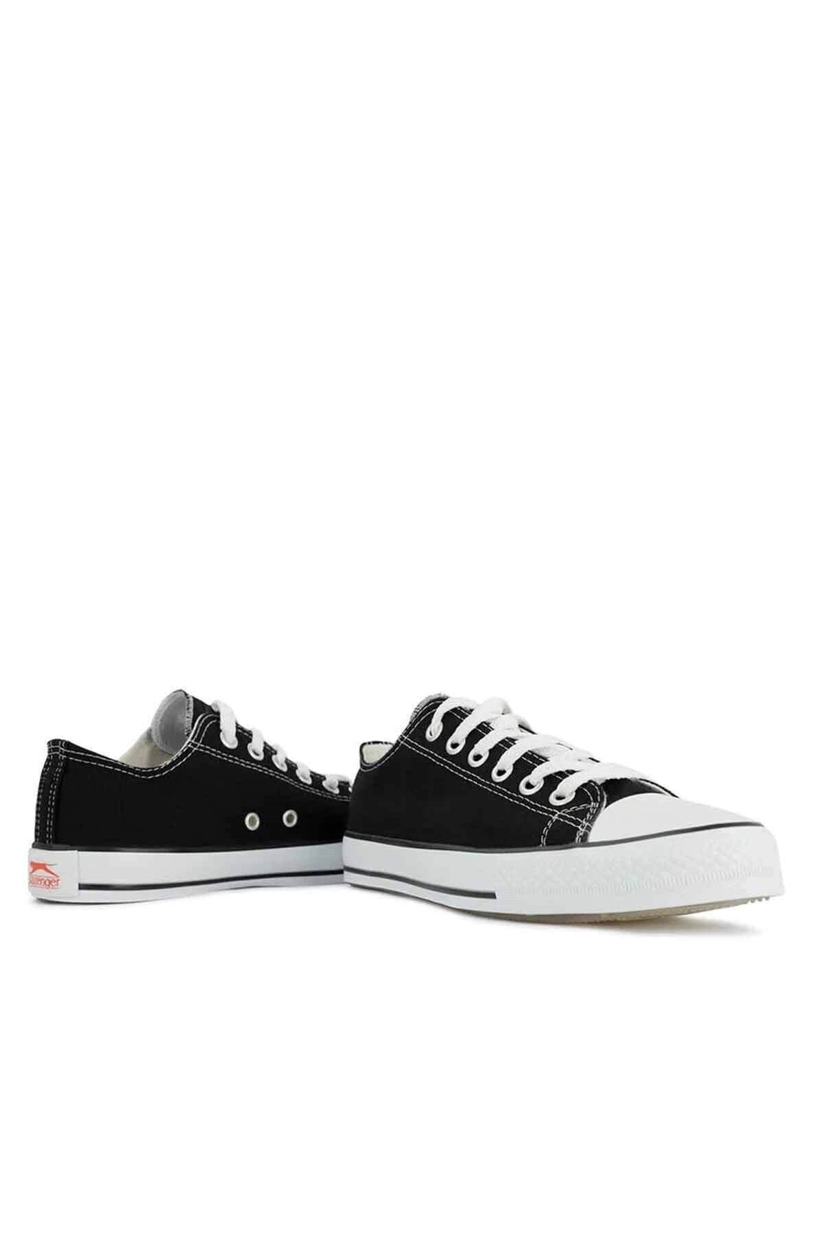 Slazenger Sun Kadın Kanvas Siyah Sneaker Spor Ayakkabı