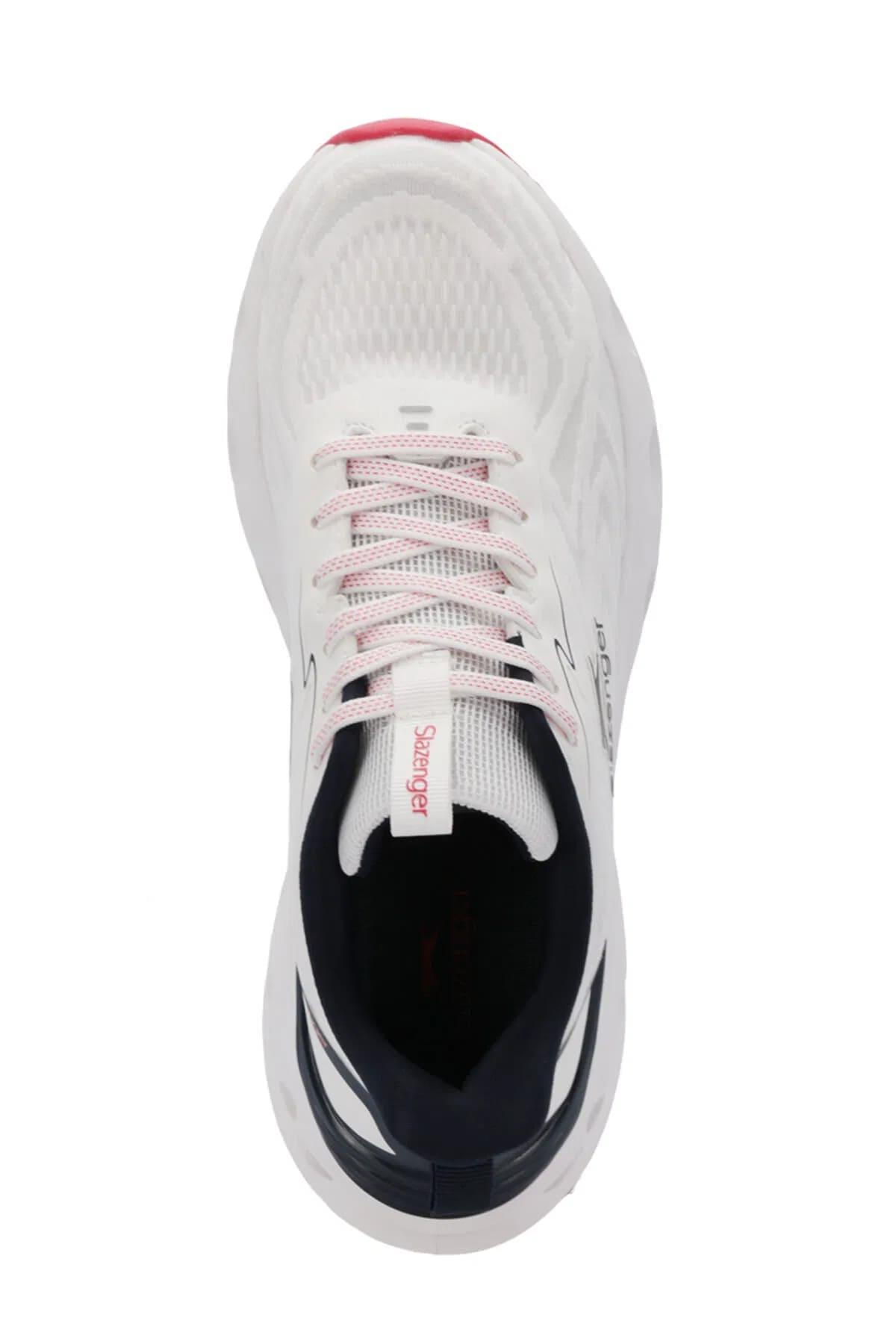 Slazenger Willow Premium Seri İthl Beyaz Laci Kırmızı Sneaker Günlük Spor Ayakkabı