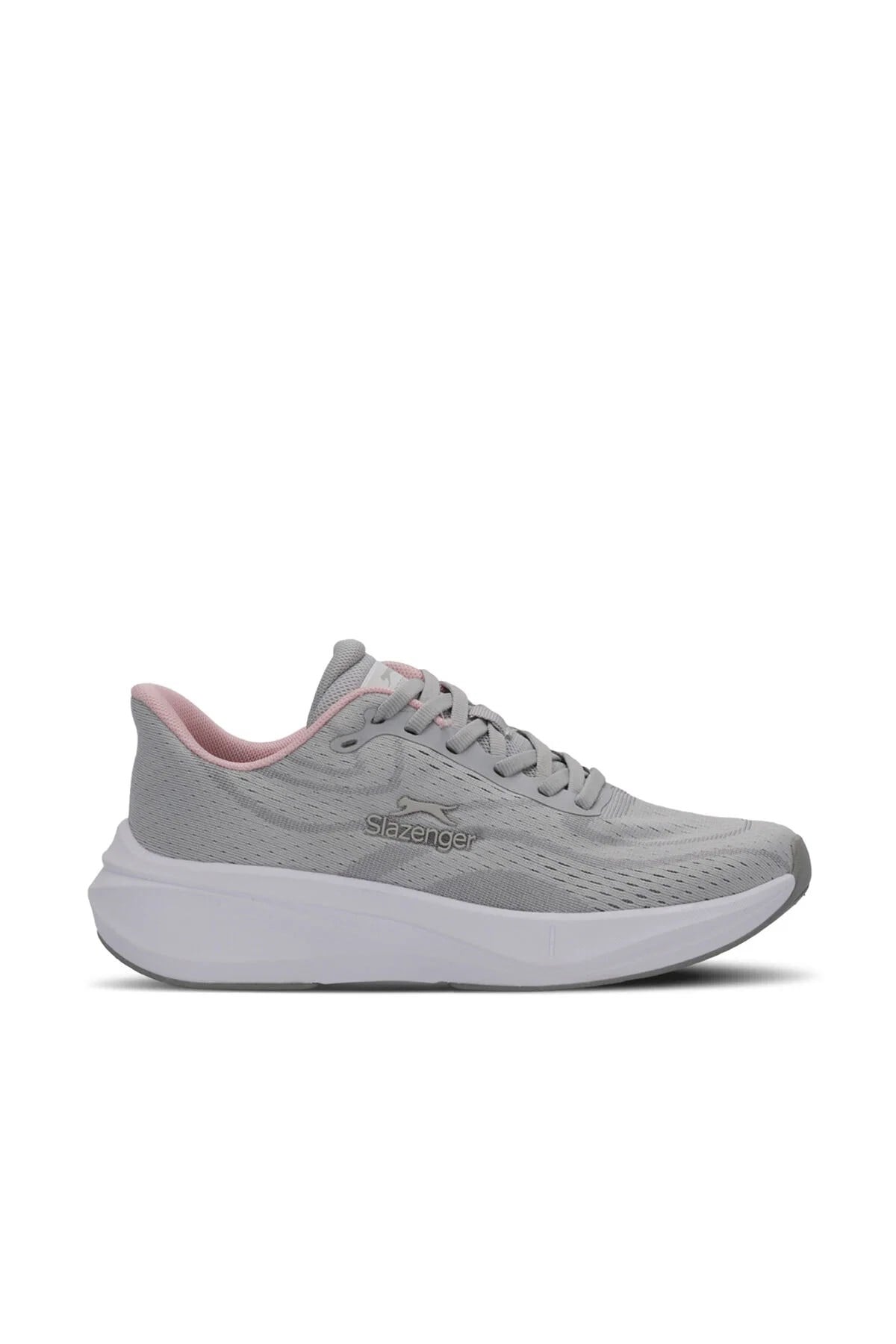 Slazenger Wise İthl Gri Pembe Kadın Spor Ayakkabı