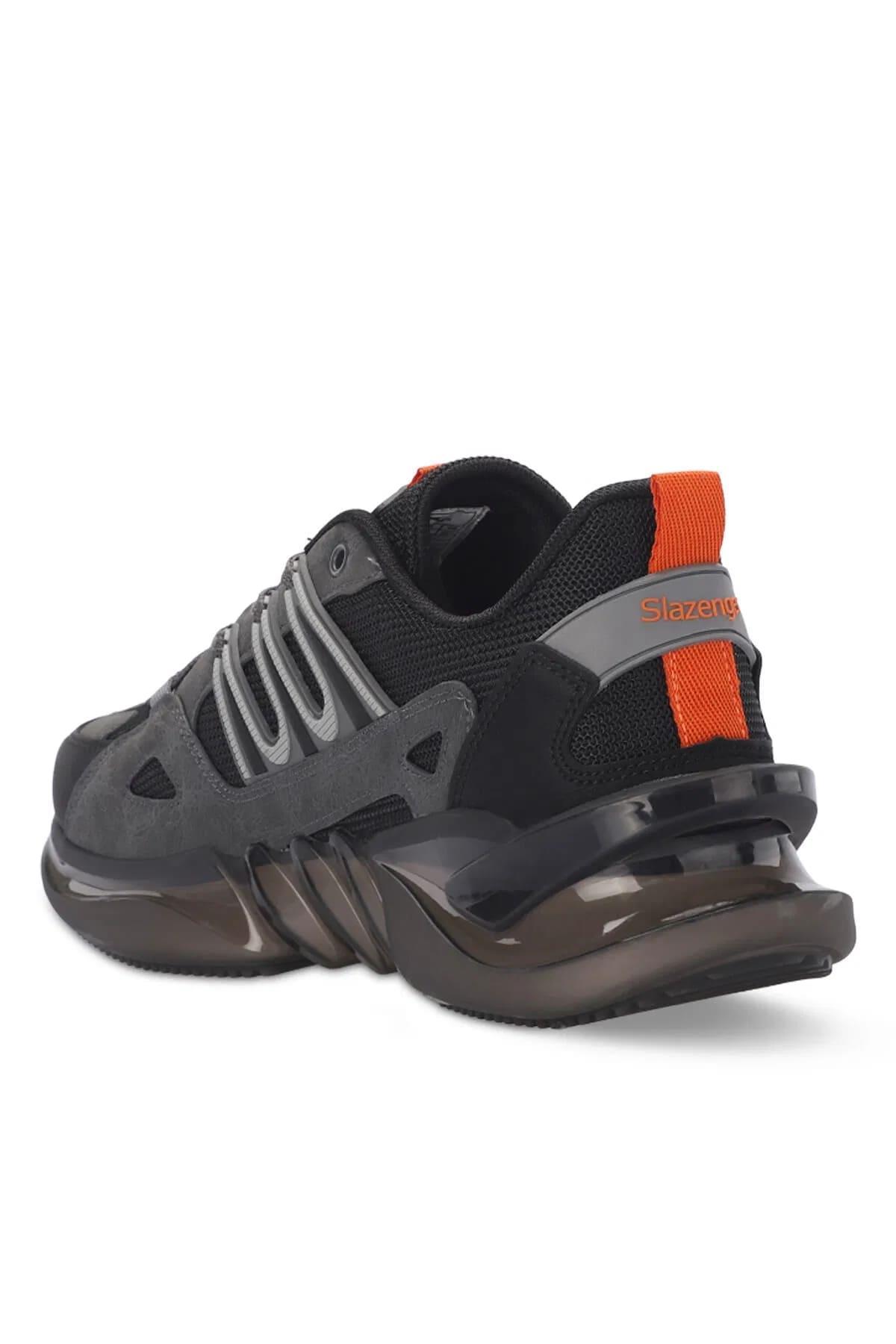 Slazenger Zalar Koyu Gri Siyah Erkek Günlük Sneaker Spor Ayakkabı SA24RE004 - 232