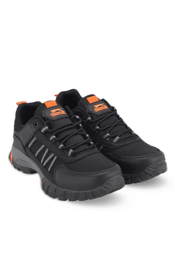 Slazenger ZEZE Erkek Siyah Turuncu Outdoor Günlük Spor Ayakkabı