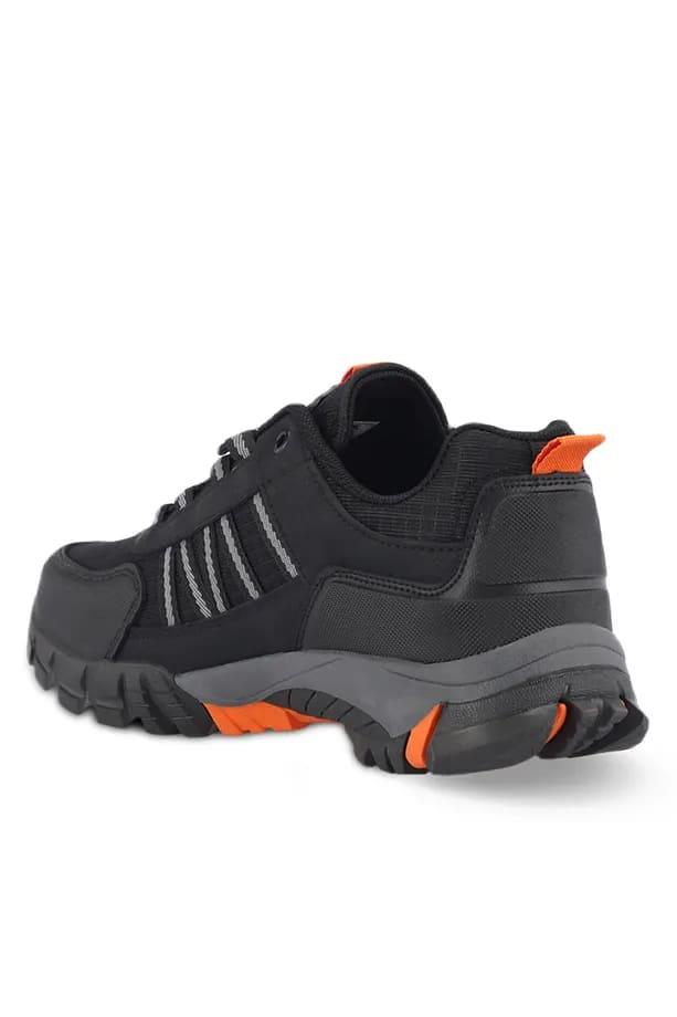 Slazenger ZEZE Erkek Siyah Turuncu Outdoor Günlük Spor Ayakkabı