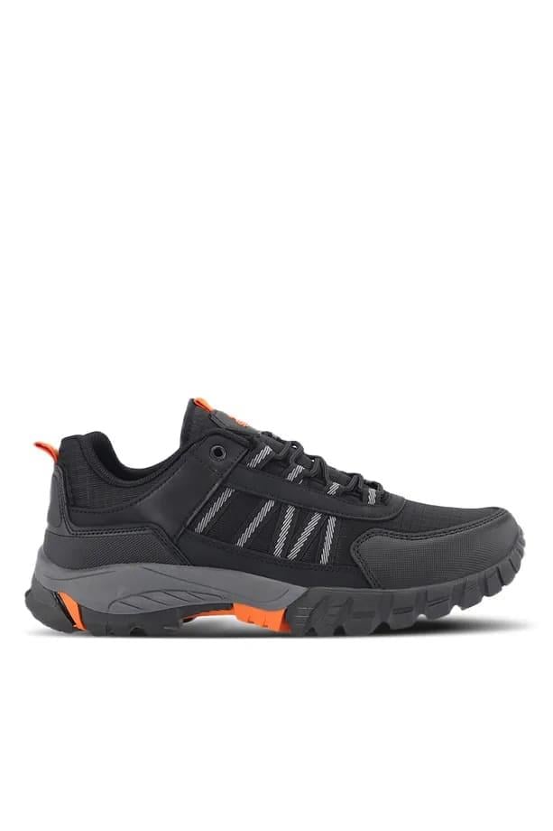 Slazenger ZEZE Erkek Siyah Turuncu Outdoor Günlük Spor Ayakkabı