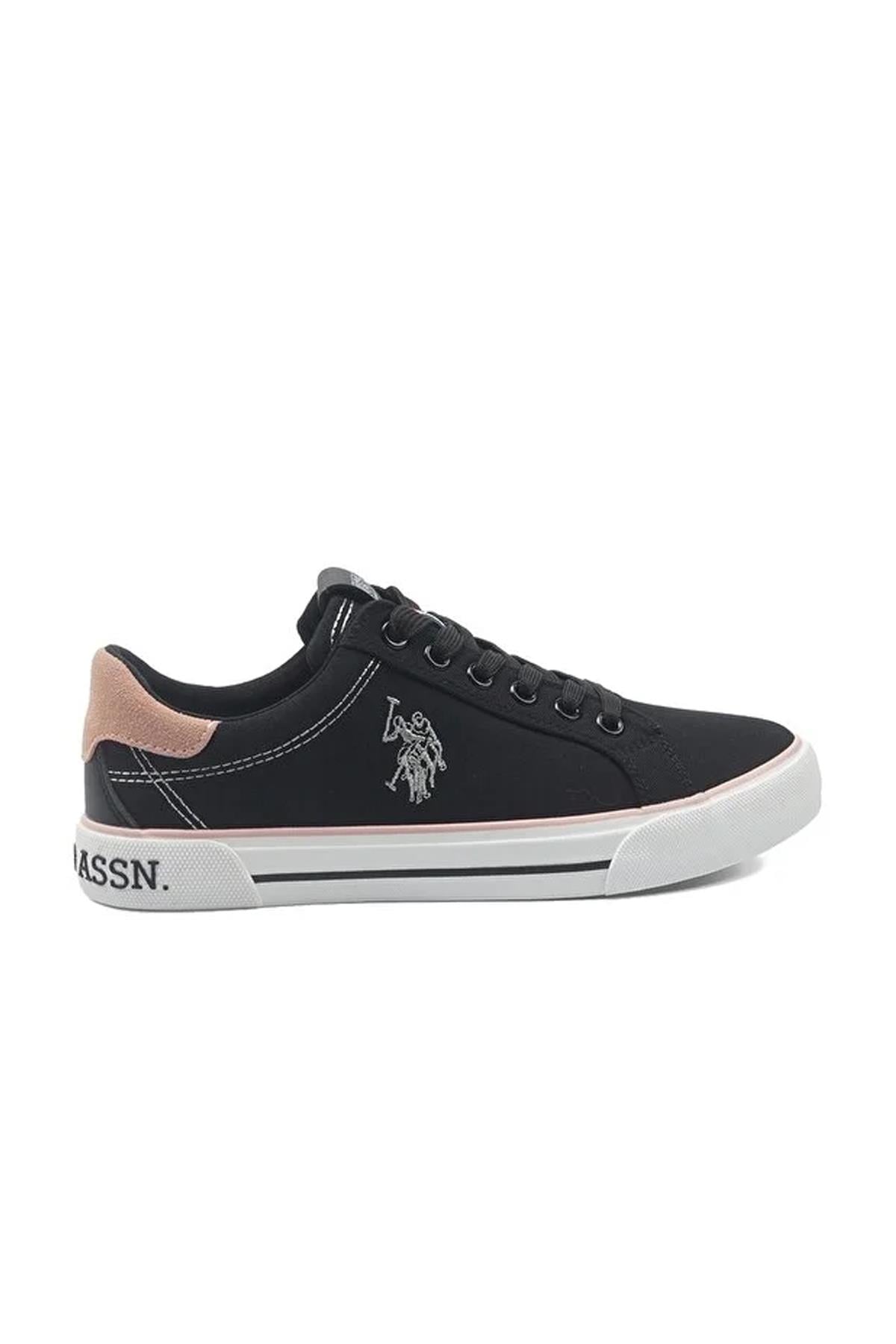 U.S. Polo Assn. Rachel Siyah Kadın Sneaker Spor Ayakkabı