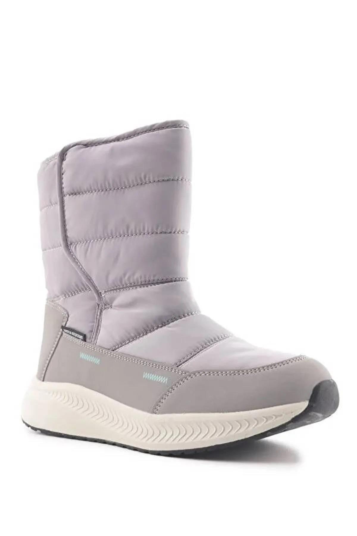 Us Polo Assn. Vocal Uspa WR Gri Kadın Anorak Bot Ayakkabı