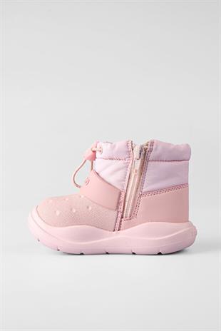 Vicco 946.B25K.448-114 Tufo Fermuarlı Pudra Kız Çocuk Bot