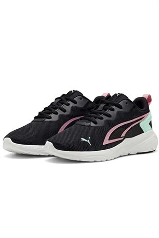 Puma All-Day Active Unisex Siyah Pembe Yürüyüş Koşu Spor Ayakkabı 387386-25
