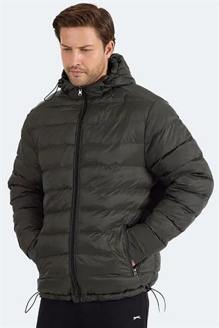 Slazenger BRELIS Erkek Çift Taraflı Lacivert Haki Mont & Kaban