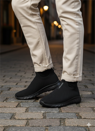 Jack & Jones JFWJESMOND Erkek Full Siyah Sneaker Aqua Spor Ayakkabı 12289351