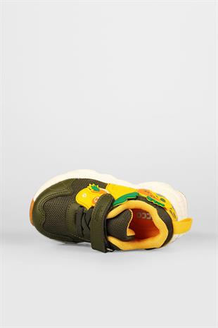 Vicco Tuna Haki Çocuk Cırtlı Ayakkabı 346.B25Y.150-19