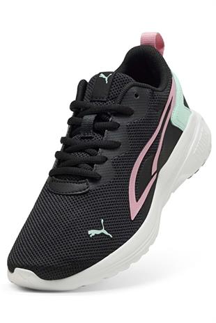 Puma All-Day Active Unisex Siyah Pembe Yürüyüş Koşu Spor Ayakkabı 387386-25