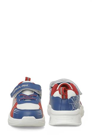 Spiderman Apollo Sax Mavi Lisanslı Çocuk Spor Ayakkabı Çırtlı