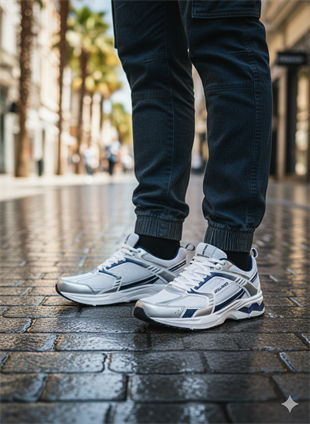 Jack & Jones JFWTOKYO PU Erkek Beyaz Sneaker Spor Ayakkabı 12261964