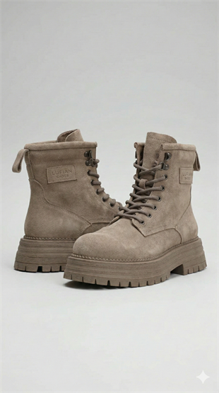 Lufian Ember Deve Tüyü Kadın Bot -122230021
