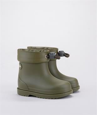 Igor Bimbi Euri Borregutio Kürklü Çocuk Kaki Yağmur Çizmesi CC330-042