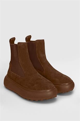 Lufian Monica Camel Deve Tüyü Kadın Bot 122230048