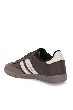 Slazenger INDIA Unisex Kahverengi Bej Sneaker Günlük Spor Ayakkabı