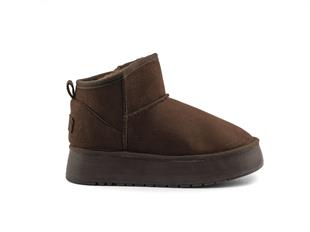 Roy Jones Melbourne Kadın İçi Kürklü Kahve Yüksek Taban Günlük Bot 9000-101