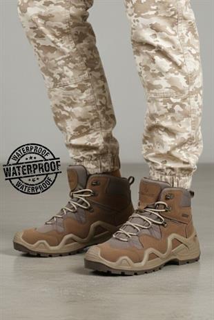 Hammer Jack Stuart Mr Bej Su Geçirmez Deri Erkek Bot 1000 23020-M