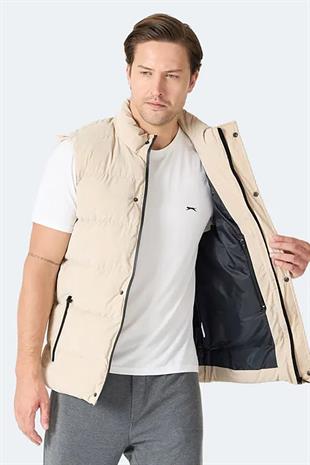 Slazenger HALOX Erkek Şişme Yelek Bej