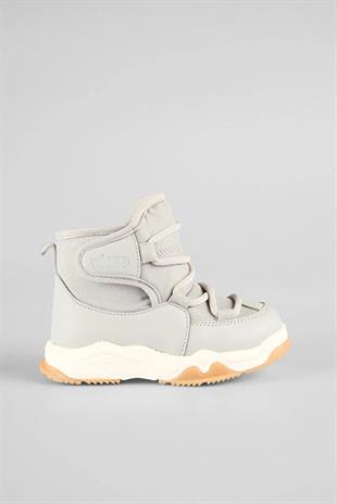 Vicco 946.B25K.434-18 Bull Cırtlı Gri Çocuk Bot