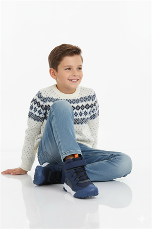 Vicco 946.F24K.421-20 Annie Cırtlı Kot Çocuk Bot