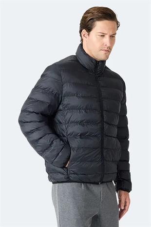 Slazenger BRAUM Erkek Puffer Şişme Mont Siyah
