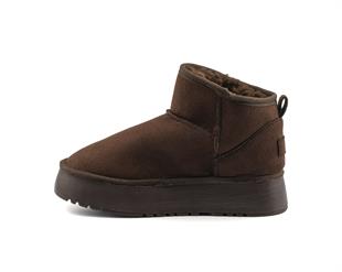 Roy Jones Melbourne Kadın İçi Kürklü Kahve Yüksek Taban Günlük Bot 9000-101