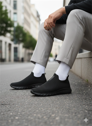 Jack & Jones JFWJESMOND Erkek Full Siyah Sneaker Aqua Spor Ayakkabı 12289351