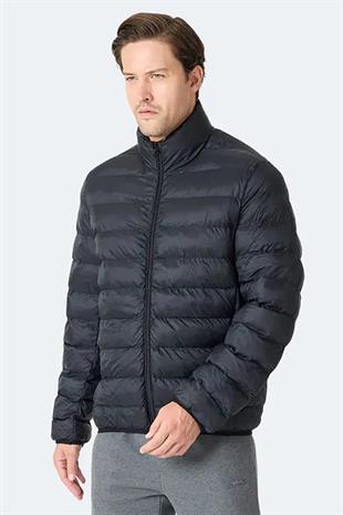 Slazenger BRAUM Erkek Puffer Şişme Mont Siyah