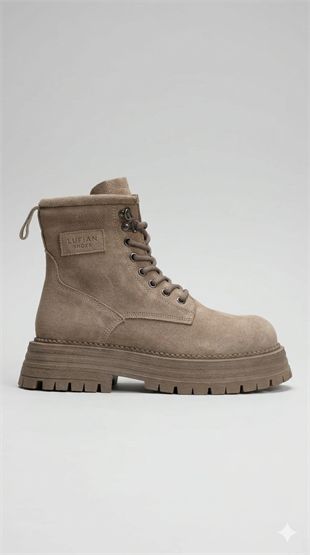 Lufian Ember Deve Tüyü Kadın Bot -122230021