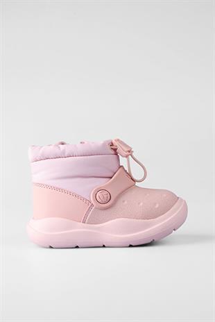 Vicco 946.B25K.448-114 Tufo Fermuarlı Pudra Kız Çocuk Bot