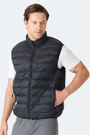 Slazenger BARROS Erkek Şişme Yelek Siyah