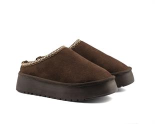 Roy Jones Kadın İçi Kürklü Kahve Yüksek Taban Günlük Terlik 9000-103