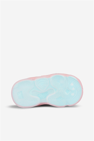 Vicco 346.B24Y.150-114 Orante Işıklı Cırtlı Pudra Çocuk Sandalet